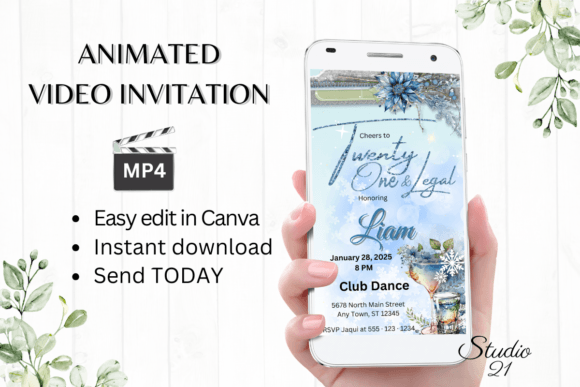 21 and Legal Birthday Invitation: The Modern Way to Celebrate a Milestone