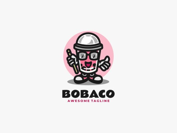 Boba Mascot Cartoon Logo: A Scalable Brand Asset