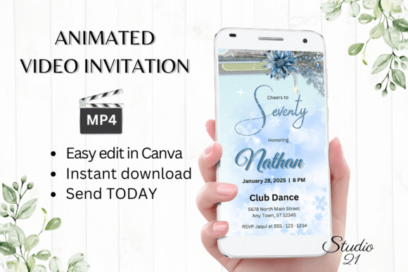 Celebrate in Style: 70th Birthday Invites