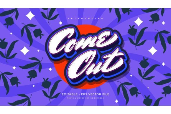 Colorful Retro Cartoon Text Style: A Practical Guide to Editable Vector Effects