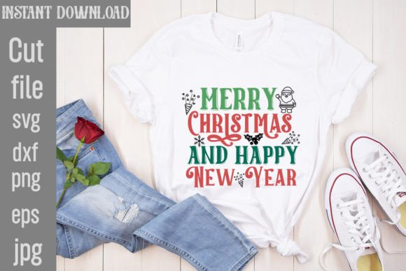 Creating Festive Magic with a Merry Christmas and Happy New Year SVG Bundle
