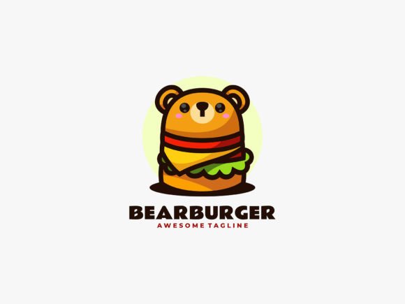 Integrating the Bear Burger Mascot Cartoon Logo into Your Brand Workflow