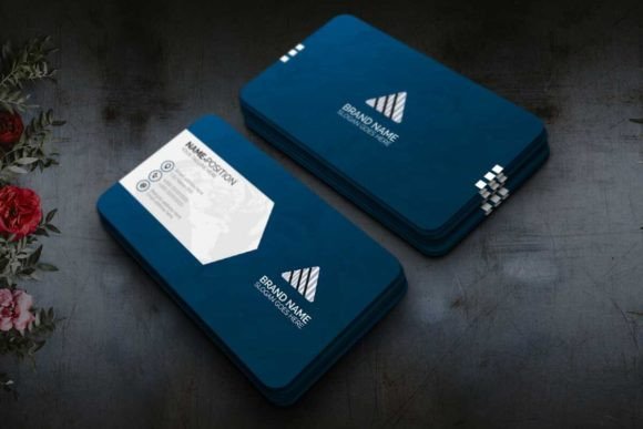 Modern Blue Business Card: Elevate Your Professional Image with Precision