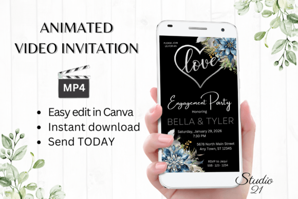 Modernizing Winter Celebrations: The Strategic Advantage of the Winter Engagement Party Invite W1251